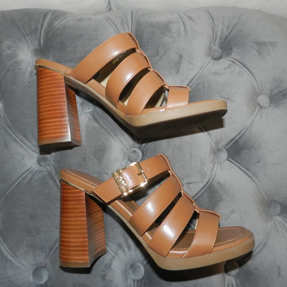 Michael Kors Jagger Leather Slip On Sandals Size 6 1/2 - Picture 4 of 11